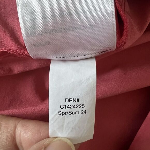 Eddie Bauer Departure Shirt Womens M Classic Fit Pink Long Sleeve Button Down - Picture 9 of 11